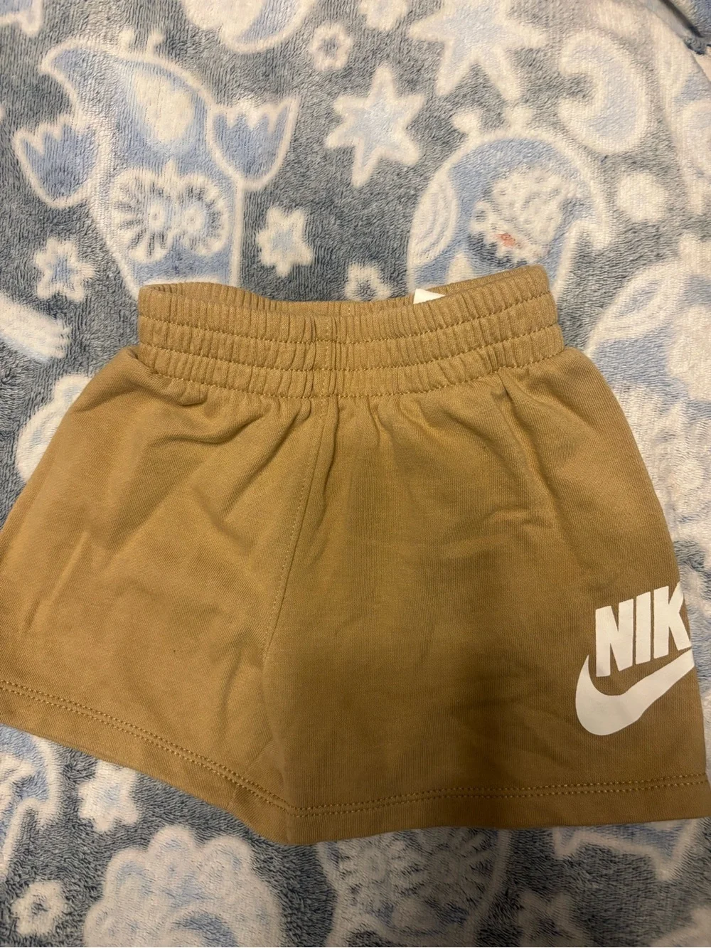 Unisex Nike Kids Brown Elastic-Waist Shorts -